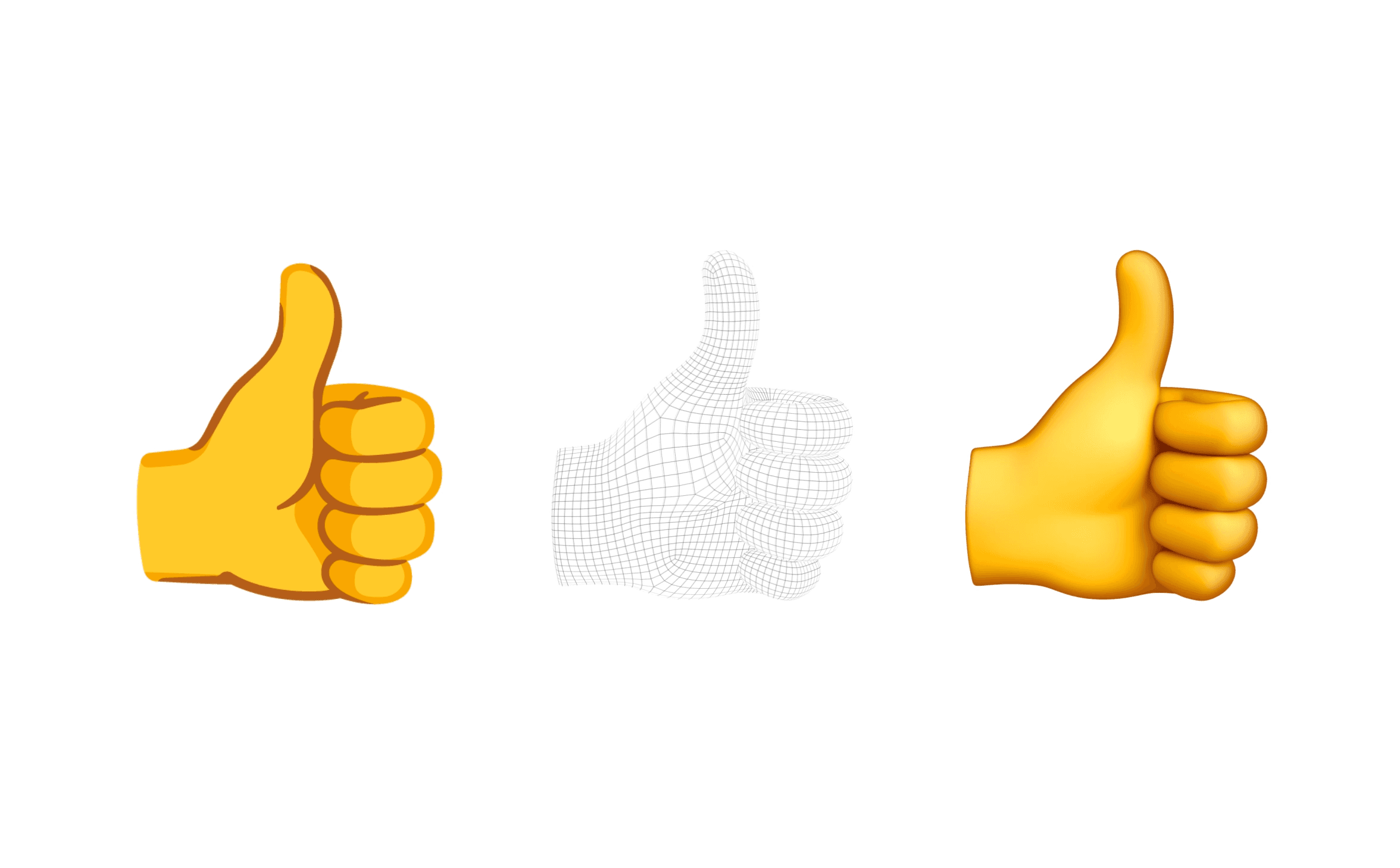 Google's 3D emoji in action