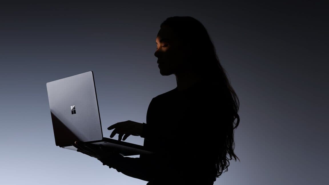 The Microsoft Surface Laptop Ultra, rumored to be powered by Nvidia's new RTX Spark Arm-based processor.